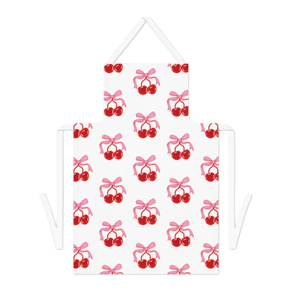Cherry Adult Apron, Cute Baking Gift, Kitchen Accessory, Chef Apron