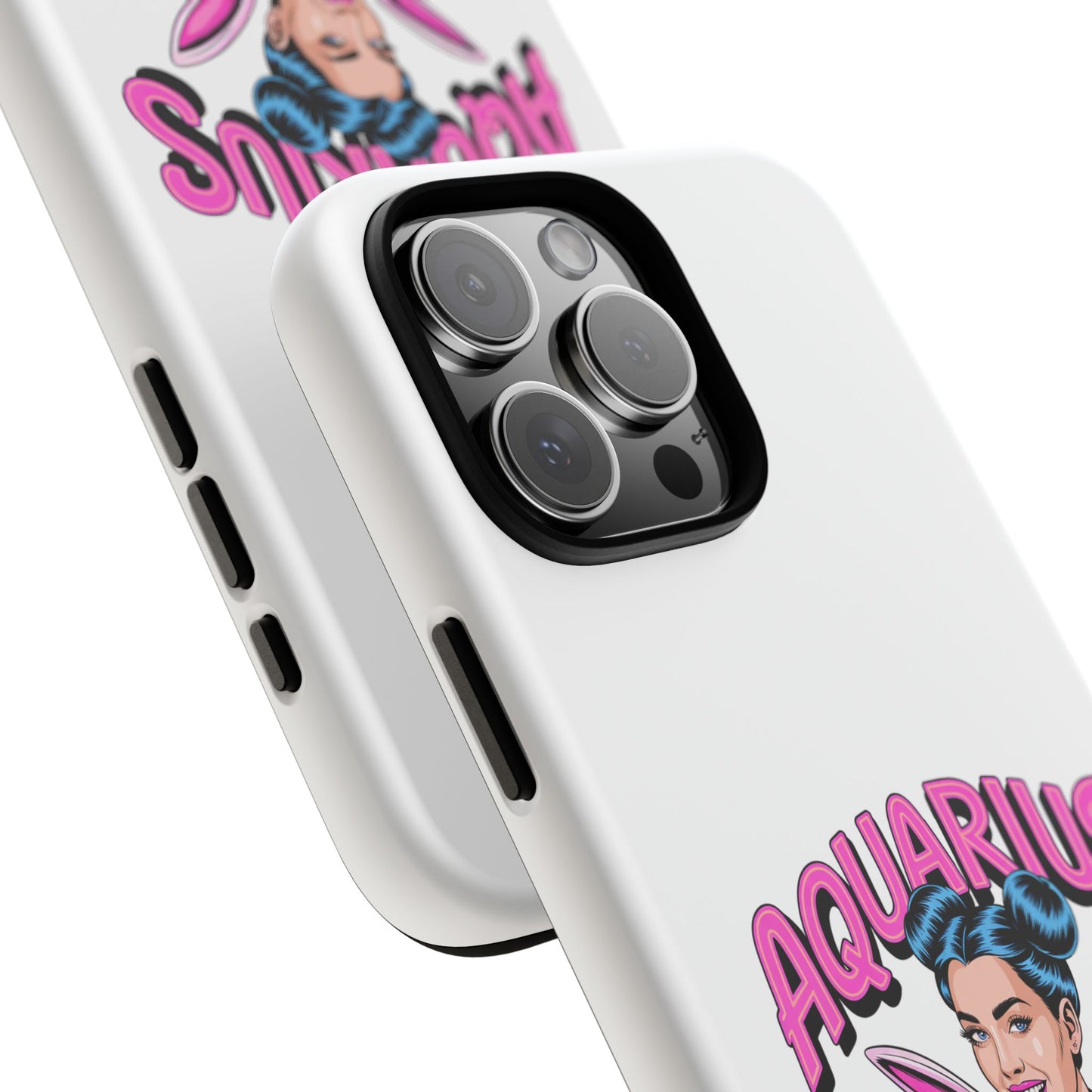 “AQUARIUS” Phone Case with Retro Look