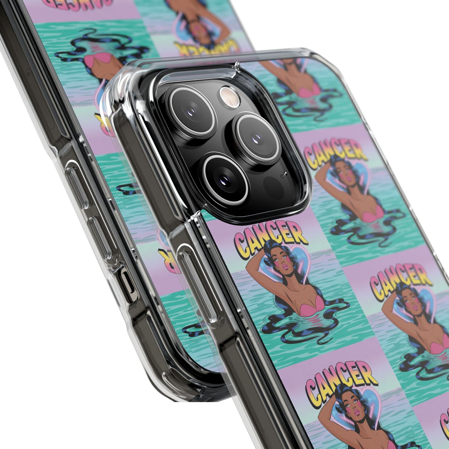 Cancer Zodiac MagSafe Clear Phone Case, Astrology Gift