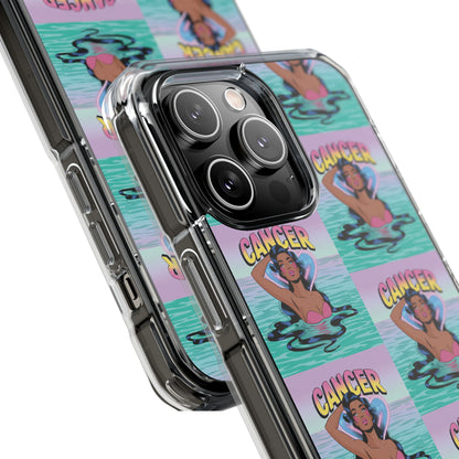Cancer Zodiac MagSafe Clear Phone Case, Astrology Gift